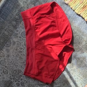 Lululemon Red shorts